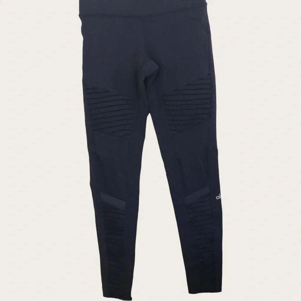 Alo YOGA High-Waist Moto Sport Leggings with Mesh Panels